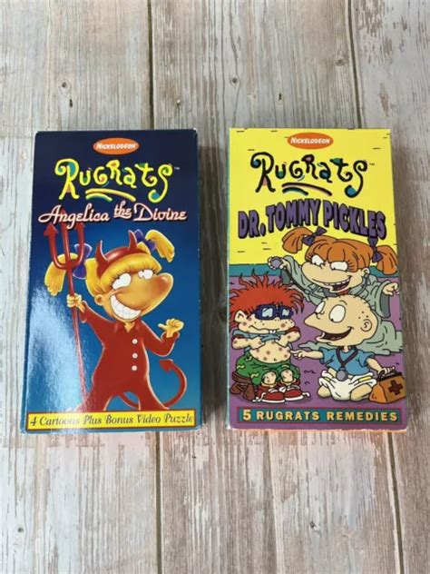 NICKELODEON RUGRATS VHS 2 Pack Angelica The Divine And Dr Tommy