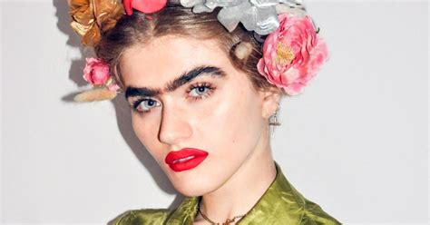 This Model Doesnt Care What You Think About Her Unibrow Unibrow