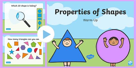 Properties Of 2d And 3d Shapes Powerpoint Math Twinkl