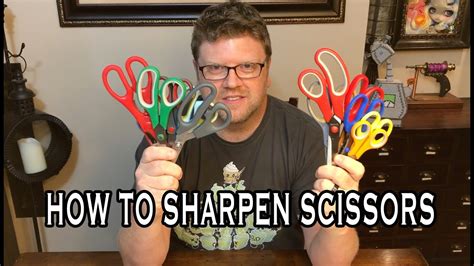 Quick Fix How To Sharpen Scissors Youtube