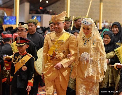 Royal Wedding Ceremonies Held For Brunei Sultans Son Cn