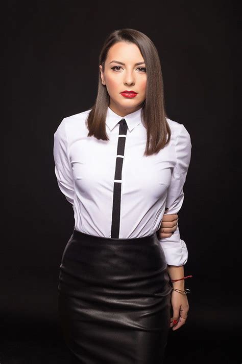 Karen Millen Hx White Contrast Sleeved Formal Smart Shirt Office Top