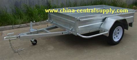 6x4 Single Axle Box Trailer Bt080a Qingdao Eandh Trailer Manufacturing Co