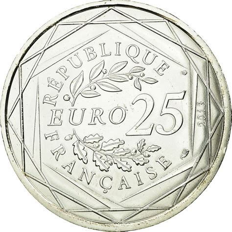 France 25 Euro Silver Coin Values Of The Republic Respect 2013