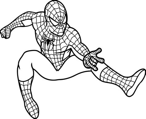 Omalovánka Spiderman Bezplatný Design K Vytisknutí Zdarma