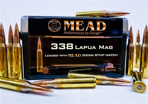 338 Lapua Magnum 300gr Bthp Match Ammunition New 20 Rounds