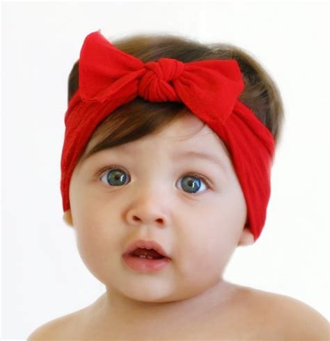 More images for how to make baby knot headbands » Baby Bling Bow Knot Headband in Cherry Pink | Shop Soft ...