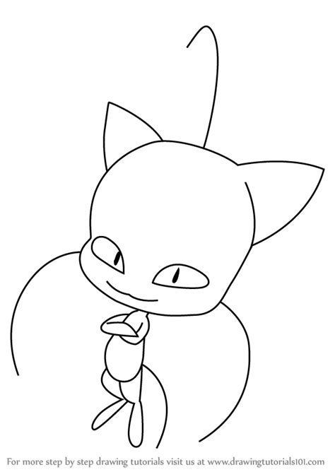 Step by Step How to Draw Plagg from Miraculous Ladybug ...