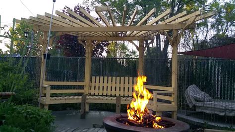 Can A Fire Pit Go Under A Pergola Answers With Pictures