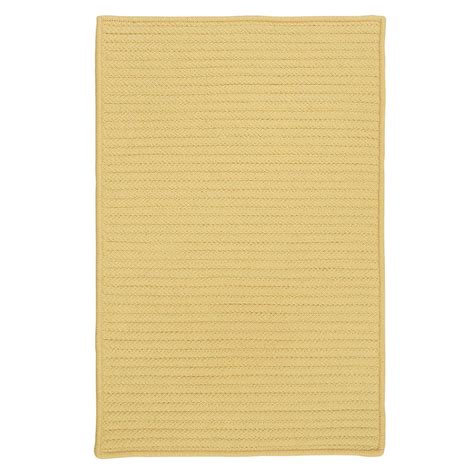 An outdoor rug woven with a traditional moroccan tile takes the chill off the flagstone after the sun goes laying down an outdoor rug in a bold, moroccan pattern can give a weathered outdoor deck the get fresh recipes, wine pairings, weekend getaway ideas, regional gardening tips, home design. Home Decorators Collection Solid Butter 12 ft. x 15 ft ...