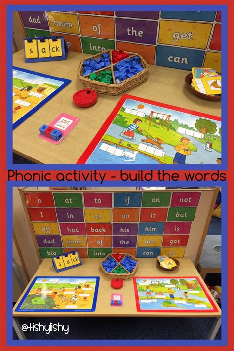 Phonic Activity Build The Word With Blocks Jolly Phonics Phonics Reading Teaching Phonics