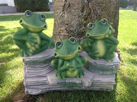 Frog Garden Decor Ceramic Garden Decor Unique Mothers Etsy Frog