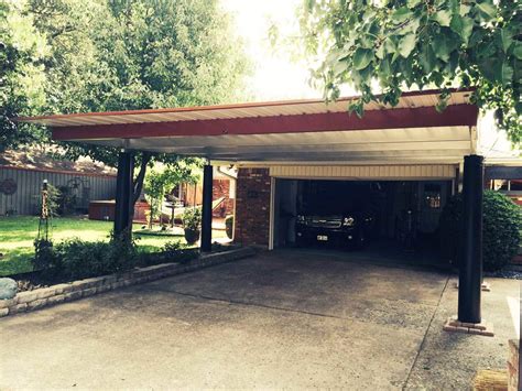 Steel Single Slope Carport