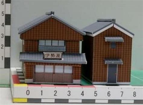 Papermau The Yokocho Shop A Japanese Miniature Architectural Paper