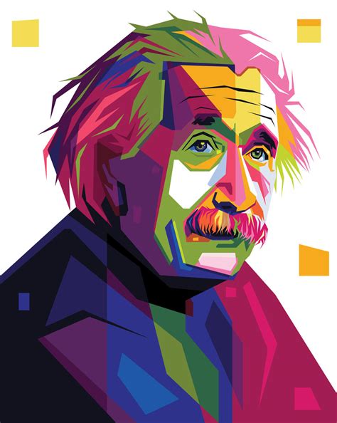 Albert Einstein In Pop Art Portrait Illustration By Emer17 On Deviantart