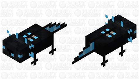 Axolotl Warden Minecraft Mob Skin