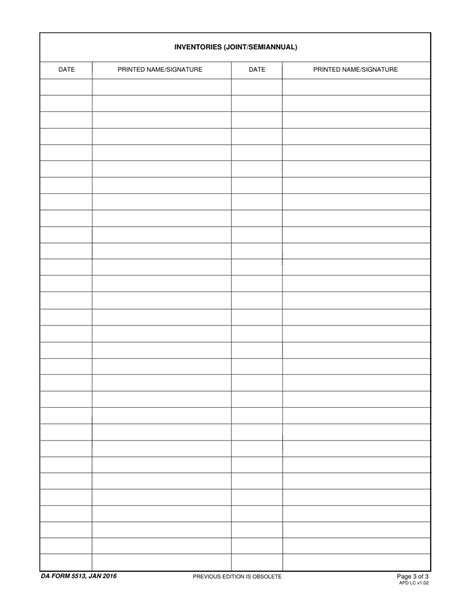 Da Form 5513 Fill Out Sign Online And Download Fillable Pdf