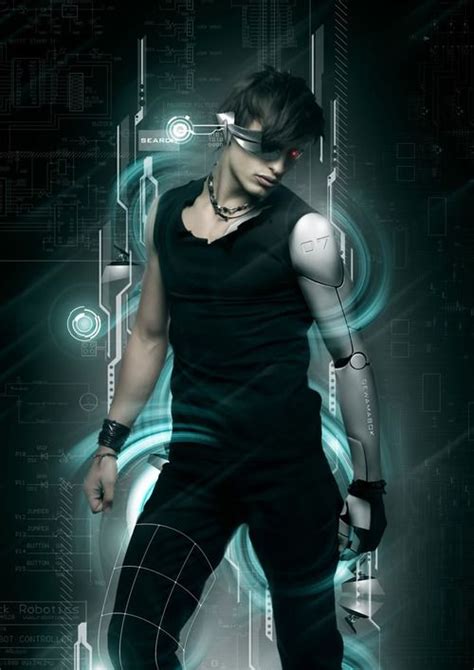 pin by interfectrix on cyberpunk cyborg male cyborg cyberpunk character