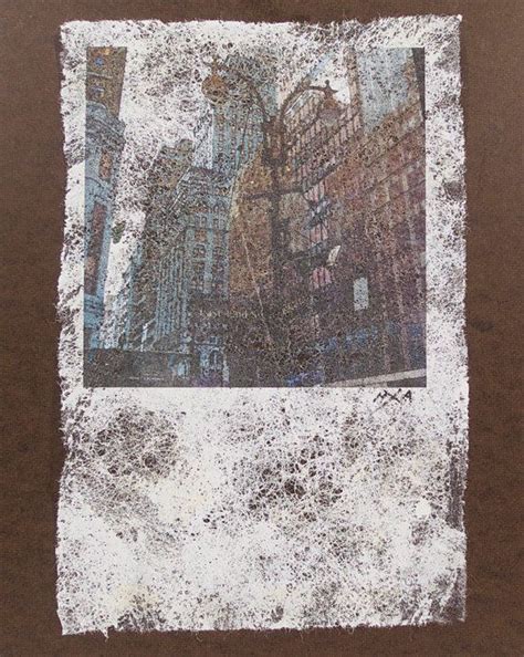 Nyc27 Altered Print Glorious Texture Unexpected Materials Etsy
