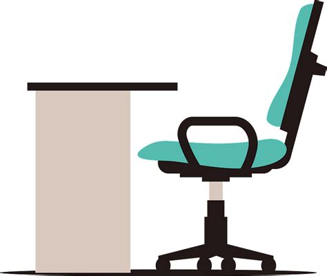 Office Desk And Chair Clipart Free Download Transparent Png Creazilla