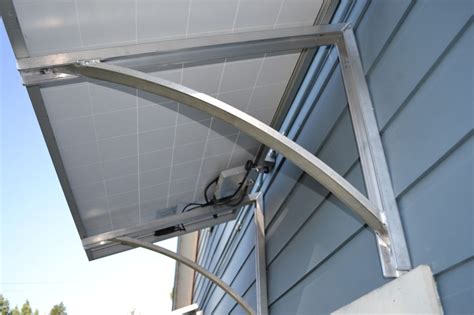 Solar Awning Bracket Pv Shade Structure Store Front Windows