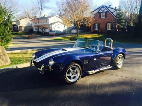 1965 Shelby Cobra Beautiful Blue Roadster Kit Car V8 For Sale 1965