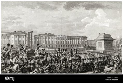 Révolution Française Lexécution De Louis Xvi 21 Janvier 1793 La Mort