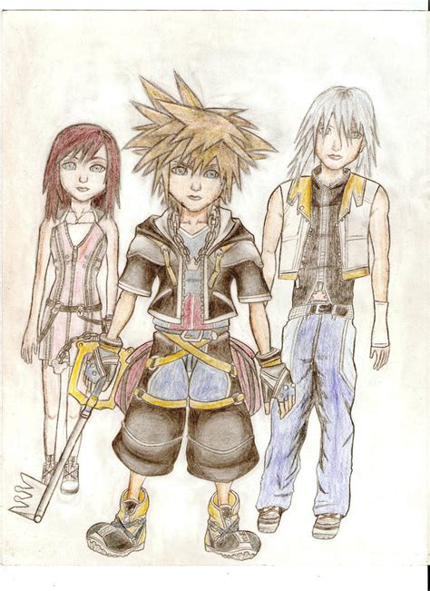 Kingdom Hearts Drawings By Xxangiexxrpi On Deviantart