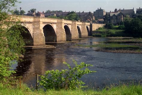 Bridge Over The River Tyne At Corbridge Northumberland By P G