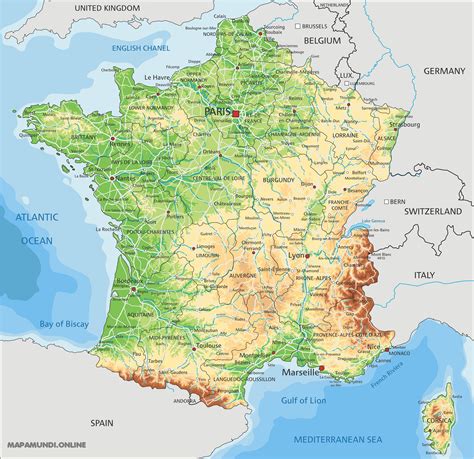 Lista 99 Foto Mapa De Francia Y Sus Regiones El último