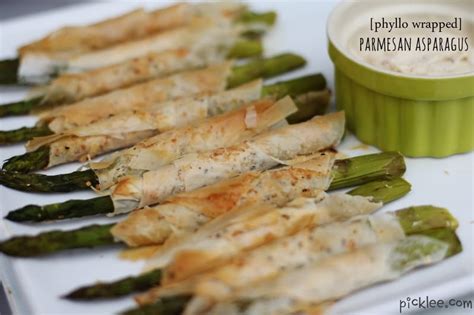 Transfer dough carefully onto filled pie. Phyllo Wrapped Parmesan Asparagus {recipe} - Picklee
