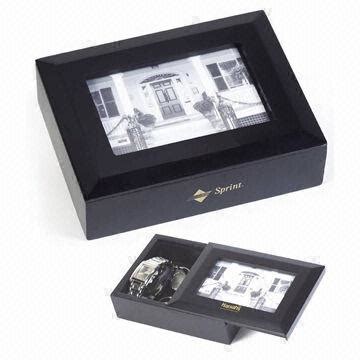 Whatever you're shopping for, we've got it. Square-shaped Wooden Jewelry Box with Photo Frame Lid on ...