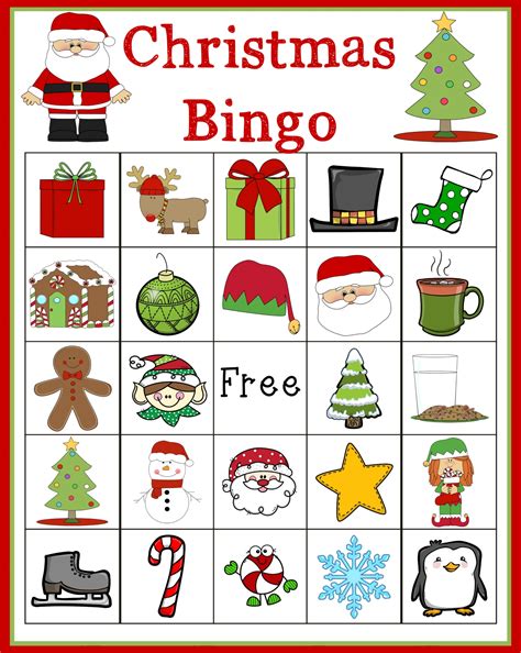 7 best free printable christmas bingo kits pdf for fr