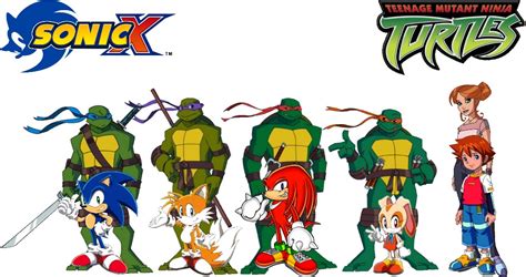 Sonic Xteenage Mutant Ninja Turtles Crossover By Kendlboettcher On