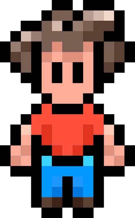 Pixel Character Openclipart