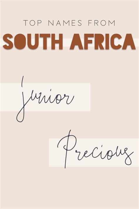 South African Baby Names And Their Meanings Kuertkreationsblog