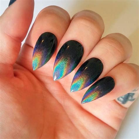 How To Do Ombre Nails Diy Guide And Trendy Designs Holographic Nail