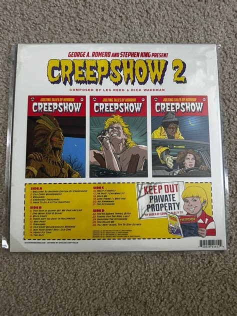 Creepshow 2 Soundtrack Brownteal Old Chief Woodenhead Lp Record