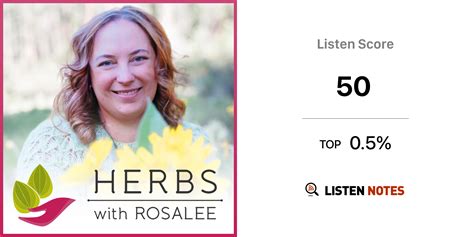 Herbs With Rosalee Podcast Rosalee De La Forêt Listen Notes