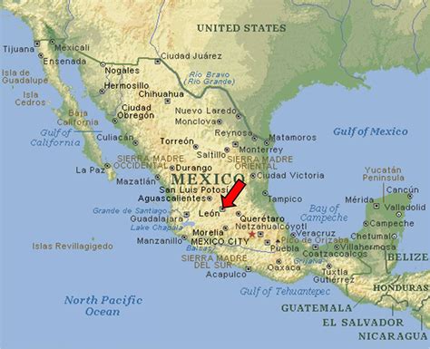 Mapa De Guanajuato Mexico Map Of Guanajuato Mexico Mapa De Images