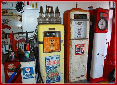 Here is how you could do this on an android phone or an apple iphone. Old Gas Pumps Inside Pete's Gas Station Museum on Route 66 ...