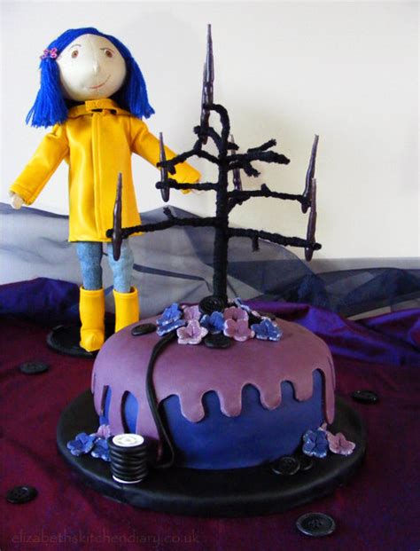 Double Loop Coraline Birthday Cake On Birthday Cakes Coraline Birthday Cake Britney Dietrich