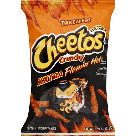 Cheetos Cheese Snacks Crunchy Xxtra Flamin Hot Flavored 2375 Oz Delivery Or Pickup Near Me