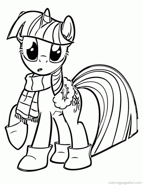 pony friendship  magic coloring page coloring home