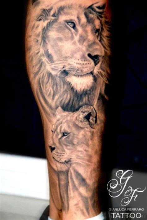 16 Best Lion Tattoos On Foot