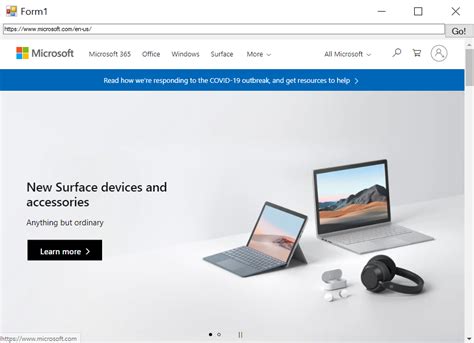 We did not find results for: WebView2 for WinForms アプリの概要 - Microsoft Edge Development | Microsoft Docs