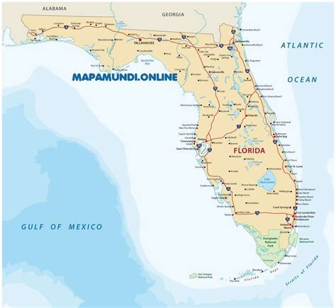 Álbumes 97 Foto Mapa Del Estado De Florida Con Ciudades Mirada Tensa