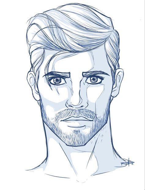 Sketch 2015 Male Face 2 By T0ofie On Deviantart
