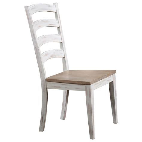 Winners Only Atlantic 000028620755 Rustic Arched Ladder Back Side Chair