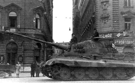 King Tiger 324 From The 503 Heavy Tank Battalion In Budapest Hungary